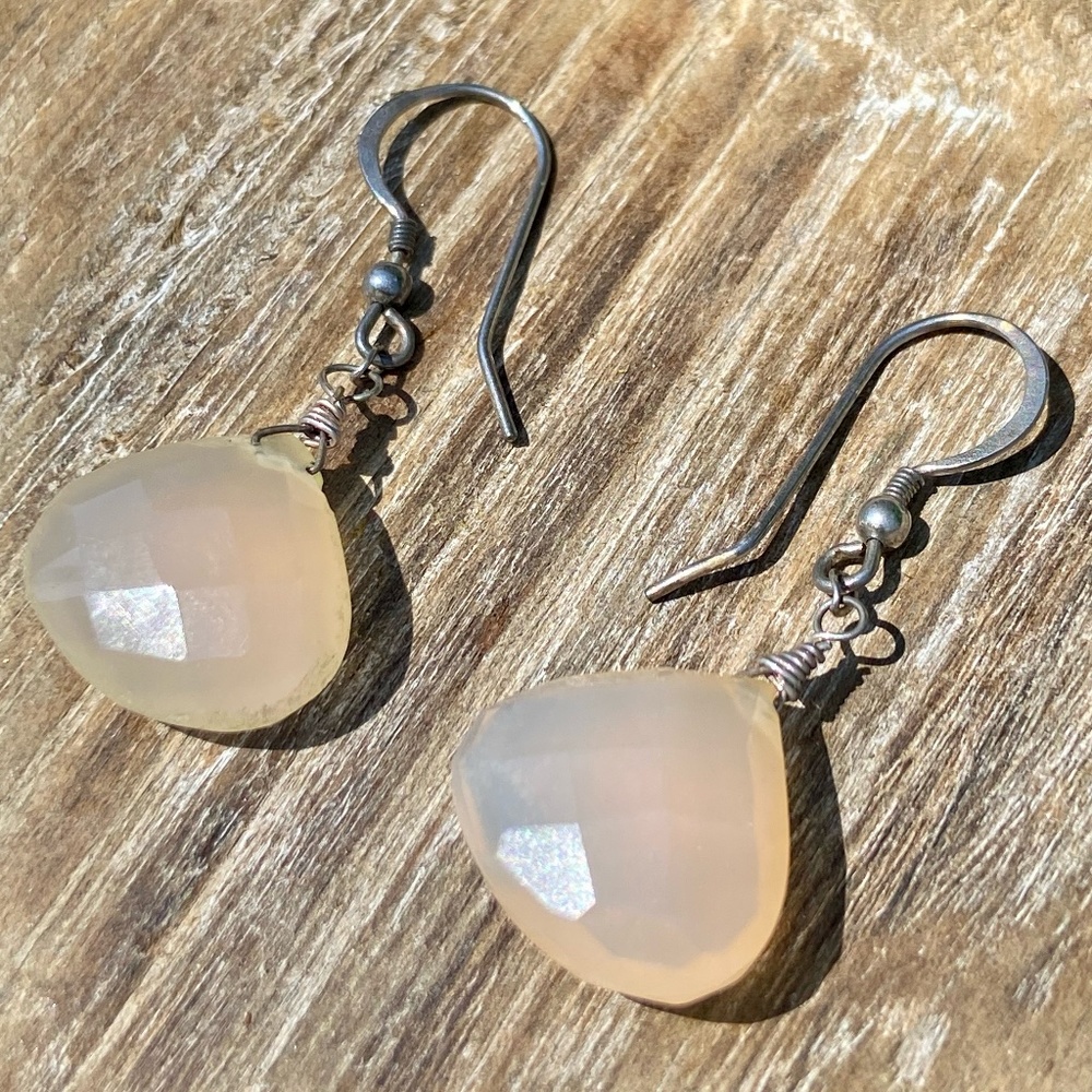 Cream Earrings